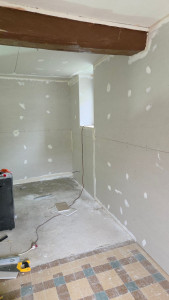 Photo de galerie - Apres la pose placo 