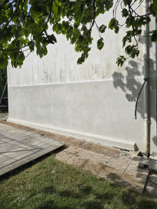 Photo de galerie - Réalisation d'enduit sur mur