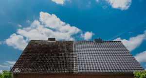 Photo de galerie - Nettoyage de toiture