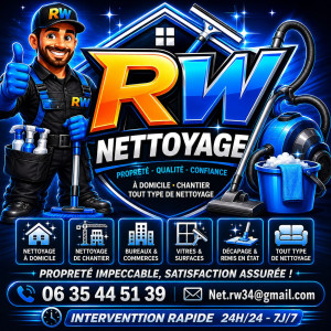 Photo de galerie - RW Nettoyage vous propose c'est services pour des prix défiant tout concurrence 