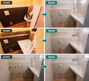Photo de galerie - Carrelage toilette