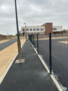 Photo de galerie - Clôture platine 