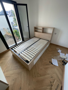 Photo de galerie - Un lit coffret deux places
