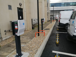 Photo de galerie - Pose et raccordement de bornes de recherges pour véhicules électriques