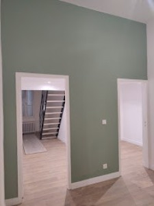 Photo de galerie - Renovation peinture murs et plafond salon 26 m2 