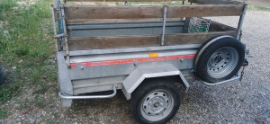 Photo de galerie - Loue à la journée ma remorque se essieu pour 300kg de charge maximum. 