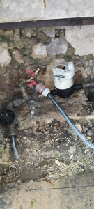 Photo de galerie - Réparation fuite arrivée d'eau 