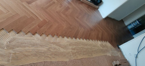 Photo de galerie - Pose de parquet - Revêtement de sol