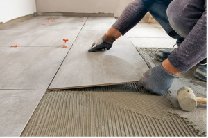 Photo de galerie - Pose de carrelage 