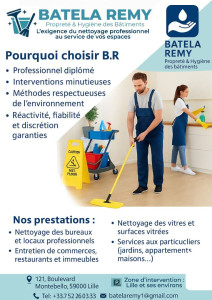 Photo de galerie - Nettoyage des locaux, bureaux et des logements. 