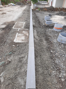 Photo de galerie - Pose de bordure, bordurettes ,petit bétonnage
