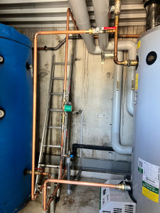 Photo de galerie - Remplacement de cuivre d’une station d’eau chaude sanitaire