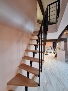 Photo de galerie - Pose escalier en kit