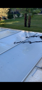 Photo de galerie - Pose de gazon au rouleau 