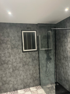 Photo de galerie - Création d’une douche italienne  