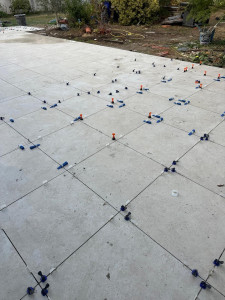 Photo de galerie - Carrelage au terrasse 