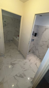 Photo de galerie - Pose de carrelage 60x60 