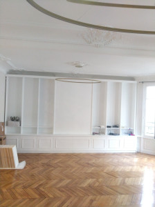 Photo de galerie - Préparations Murs , Plafonds et Molures ( Apres )