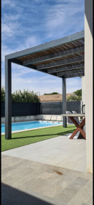 Photo de galerie - Création pergola en bois