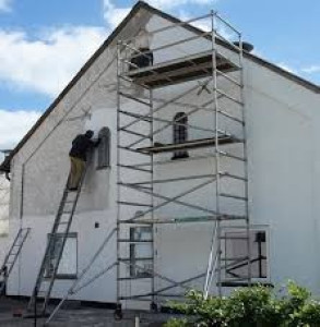 Photo de galerie - Peinture, placo, bandes, ratissage, pose toile de verre, enduit, papier peint, peinture façade, murettes, murs