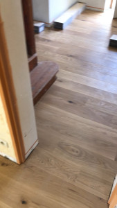 Photo de galerie - Parquet contrecollé collé 