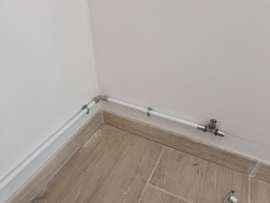 Photo de galerie - Installation d' eau pour un wc 