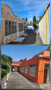 Photo de galerie - Renovation et mise en peinture d'une facade 