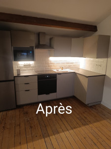 Photo de galerie - Installation d'une cuisine d'angle 