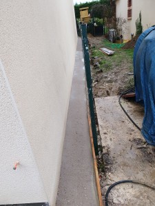 Photo de galerie - Seuil de propreté en béton 
