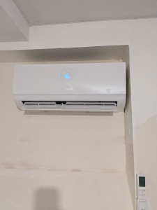 Photo de galerie - Installation d'une climatisation Bosch silencieux et confort. 