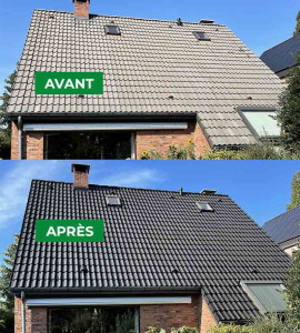 Photo de galerie - Décapage Karcher, plus résine colorée