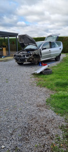 Photo de galerie - Réparation d'une voiture légèrement accidenté 