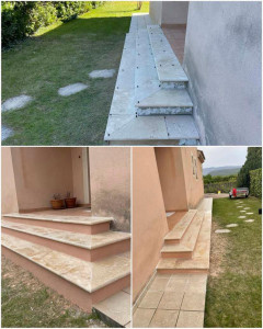 Photo de galerie - Rénovation escalier extérieur 