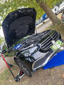 Photo de galerie - Entretien vidange + plaquettes avant Mercedes-Benz Classe E 2022