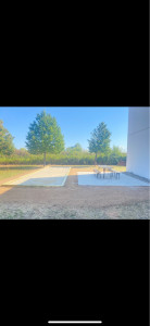 Photo de galerie - Dallage + terrain de pétanque 