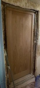 Photo de galerie - Pose d’une porte intérieure à deux