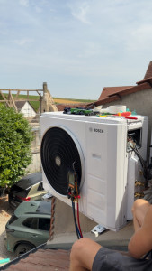 Photo de galerie - Pose climatisation réversible 