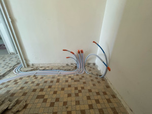 Photo de galerie - Création d’un nouveau réseau d’eau en PER 