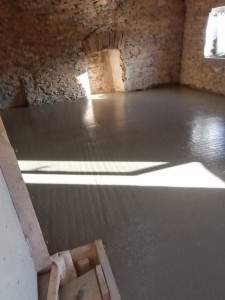 Photo de galerie - Coulage de dalle en étage 