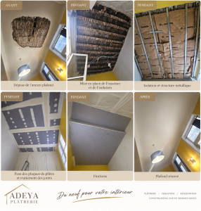 Photo de galerie - Rénovation d’un plafond