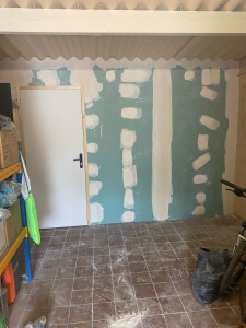 Photo de galerie - Cloison séparatrice garage