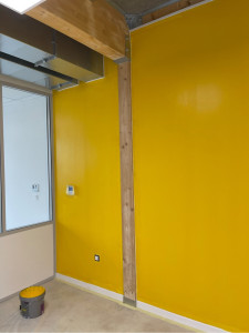 Photo de galerie - Peinture jaune