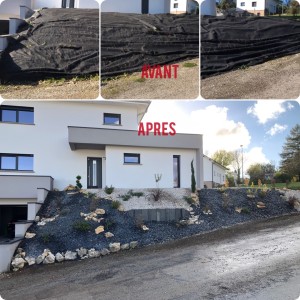Photo de galerie - Aménagement extérieur d’un massif 