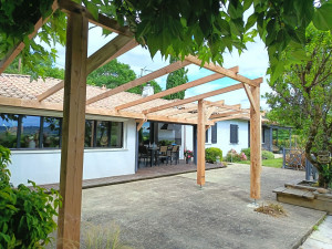 Photo de galerie - Création d'une pergola 