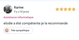 Photo de galerie - Cliente satisfaite :)