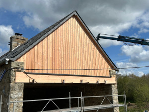 Photo de galerie - Bardage vertical sur un pignon