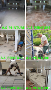 Photo de galerie - Pose de Fixateur, ragréage et pose de carrelage.