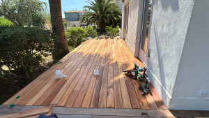 Photo de galerie - Terrasse en tigerwood