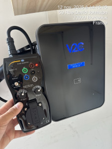 Photo de galerie - Pose de borne de recharge pour véhicule électrique 