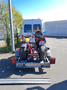 Photo de galerie - Transport de deux moto au domicil 